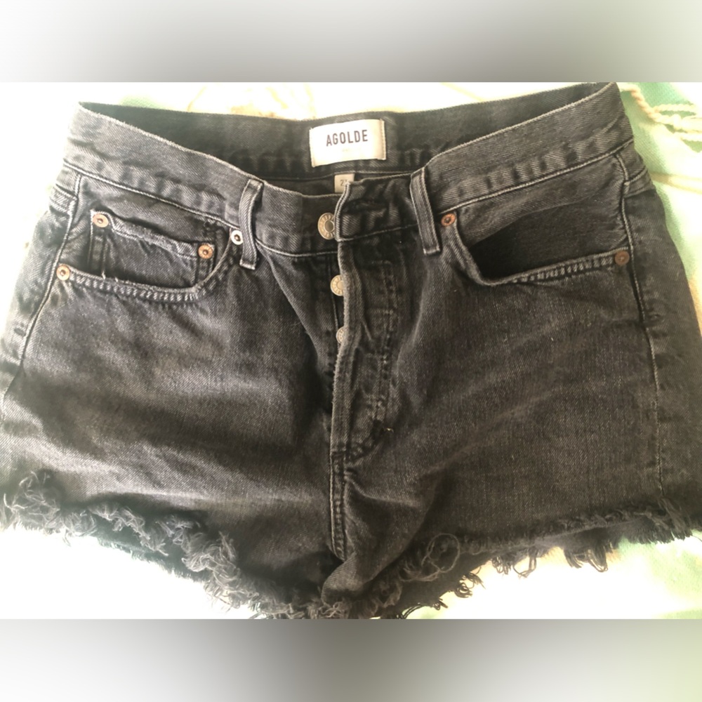 Agolde Parker shorts black